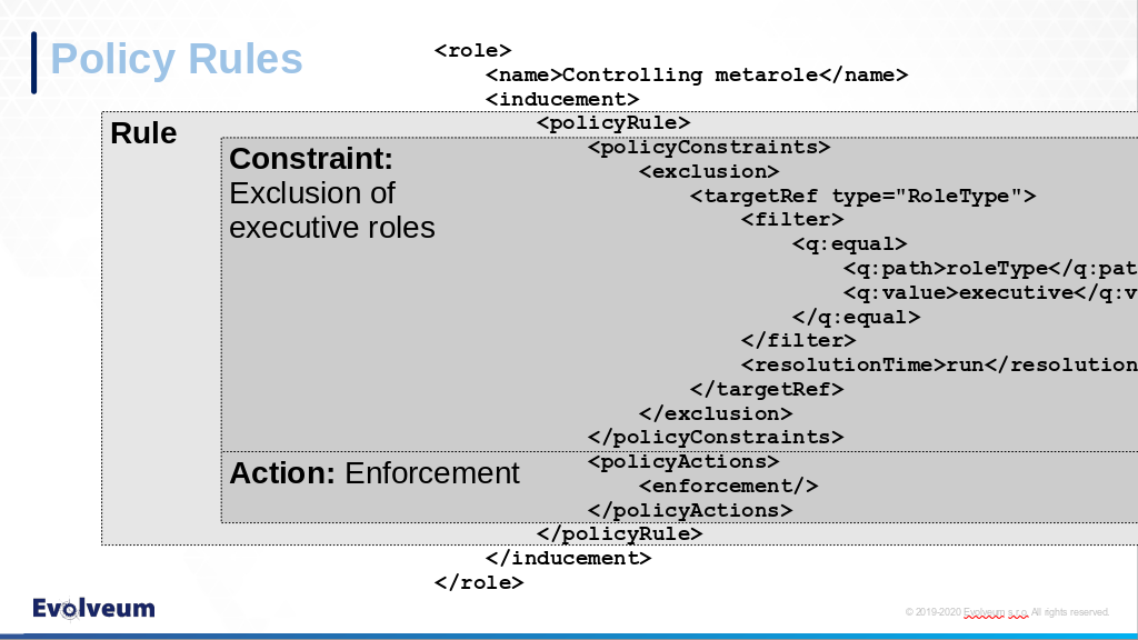 Code listing with graphic elements